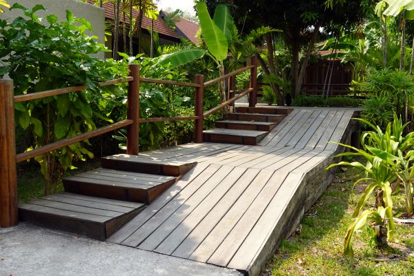 Wood Ramp Installation in Bismarck