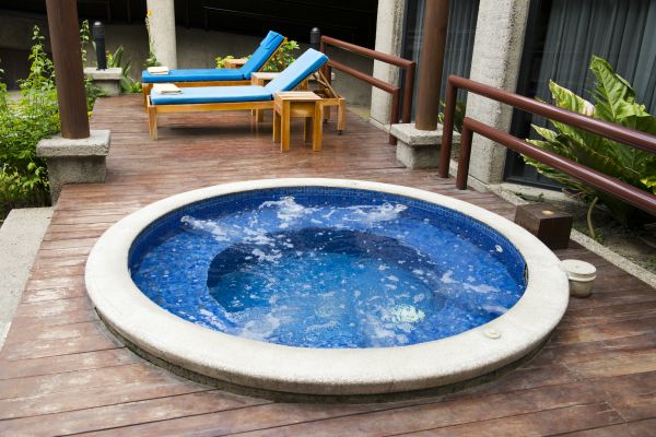Hot Tub Deck Construction in Bismarck